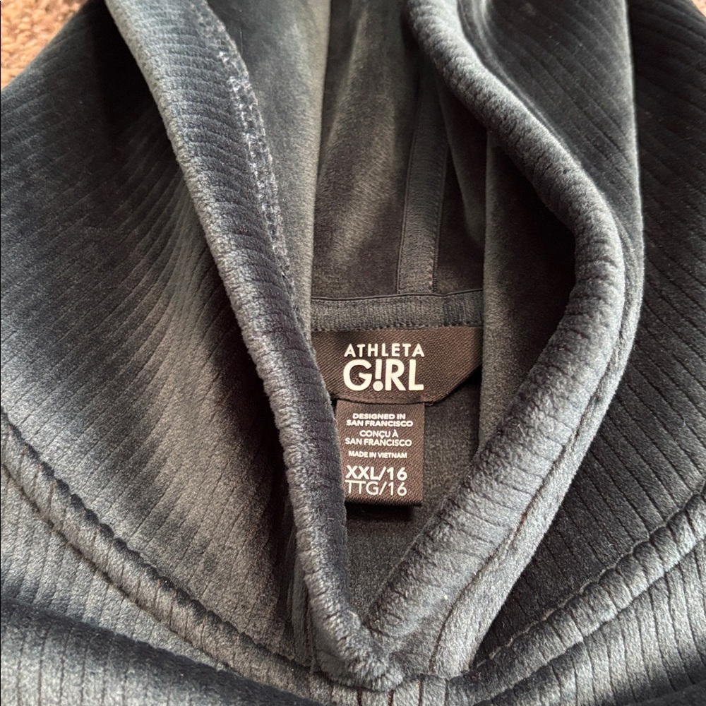 Athleta Girl Cozy Rib hoodie size XXL/16 - Picture 3 of 5